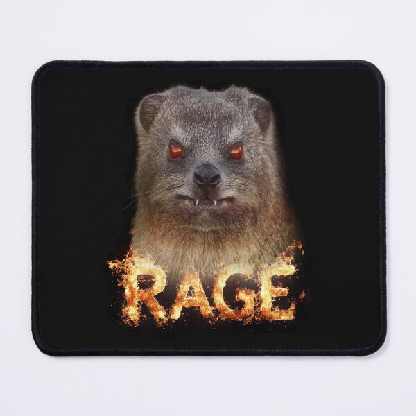 Item preview, Rage Rock Hyrax In Flames designed and sold by mrhyrax.
