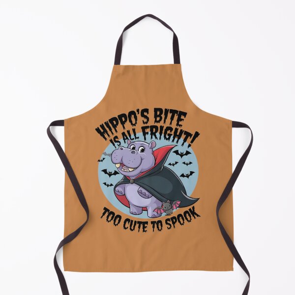 Item preview, Spooky Cute Hippo Halloween in Costume – Ideal for Animal Lovers designed and sold by EwaVerse.