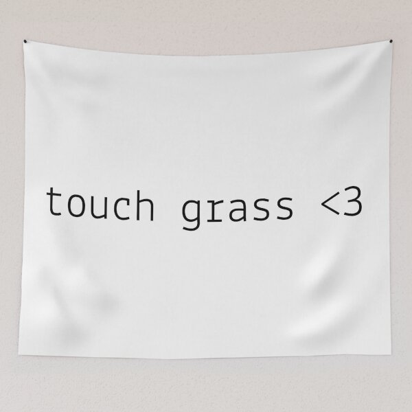 Item preview, touch grass <3 designed and sold by brueri.
