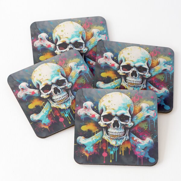 Item preview, Grafitti Skull and Cross Bones designed and sold by Boxing Kangaroo Retail Company.