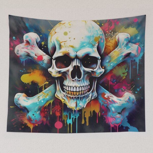 Item preview, Grafitti Skull and Cross Bones designed and sold by Boxing Kangaroo Retail Company.