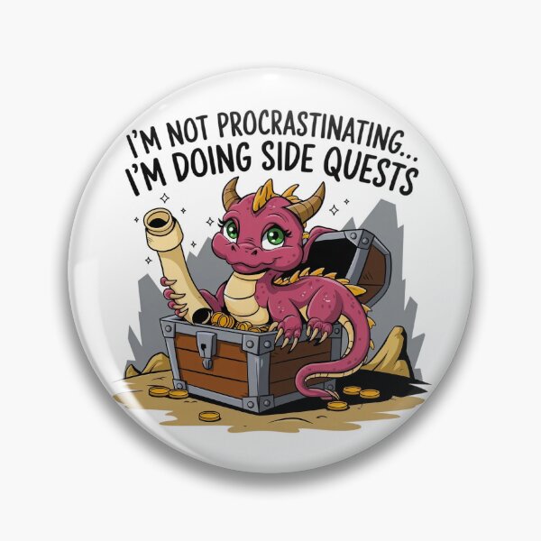Item preview, I'm not procrastinating... I'm doing side quests - Dragon Edition designed and sold by Situstshirts.