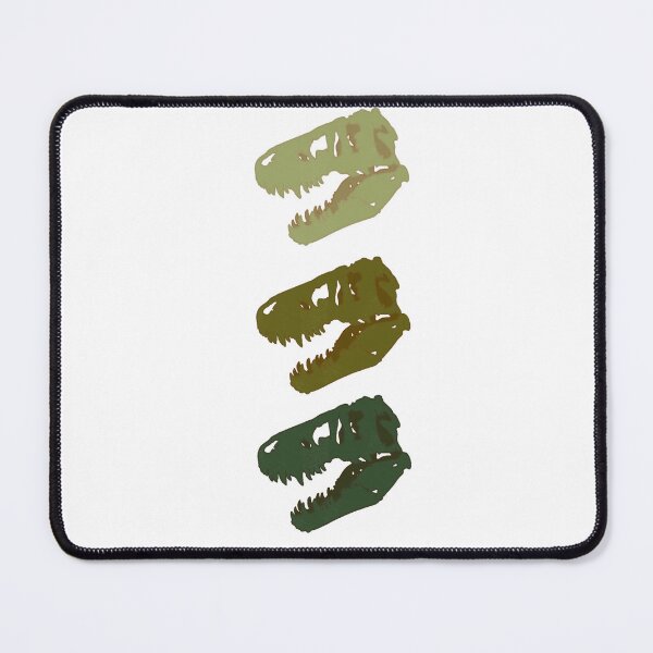 Item preview, Pop Art Dino heads green designed and sold by Welsh-Hill.