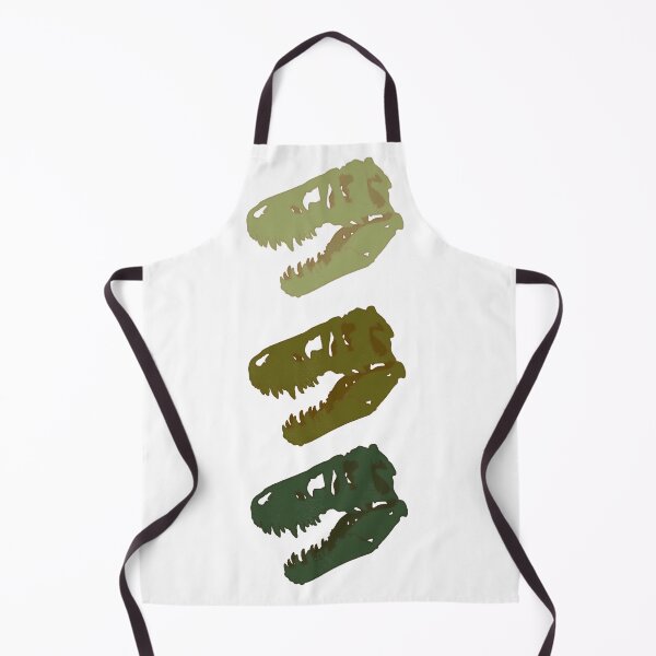Item preview, Pop Art Dino heads green designed and sold by Welsh-Hill.