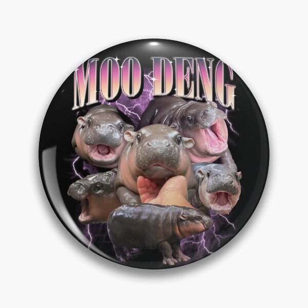 Item preview, Rap Bootleg Moo-Deng Baby Pygmy Hippo Cute Zoo Meme designed and sold by vomaria.