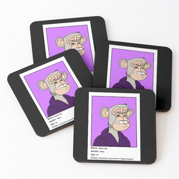 Item preview, Monkey Mugshot designed and sold by Bad Signal Studios .