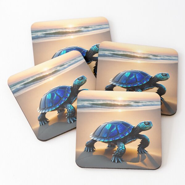 Item preview, Turtle on the Beach designed and sold by BubbleGalaxy.