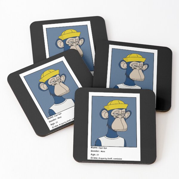 Item preview, Monkey Mugshot designed and sold by Bad Signal Studios .