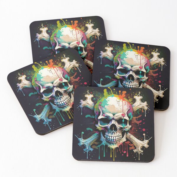Item preview, Grafitti Skull and Cross Bones designed and sold by Boxing Kangaroo Retail Company.