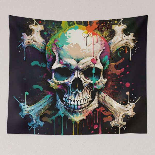 Item preview, Grafitti Skull and Cross Bones designed and sold by Boxing Kangaroo Retail Company.