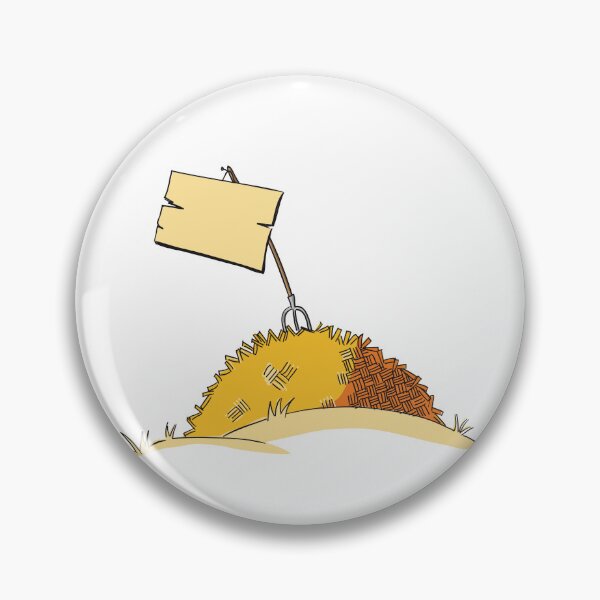Item preview, haystack with sign designed and sold by designpromille.