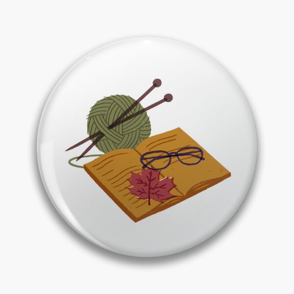 Item preview, Crocheting and Reading In Fall designed and sold by Nyxander's Bookish Catalogue.