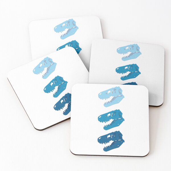 Item preview, Pop Art Dino head blue designed and sold by Welsh-Hill.