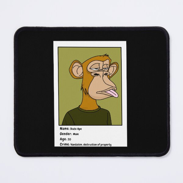 Item preview, Monkey Mugshot designed and sold by Bad Signal Studios .