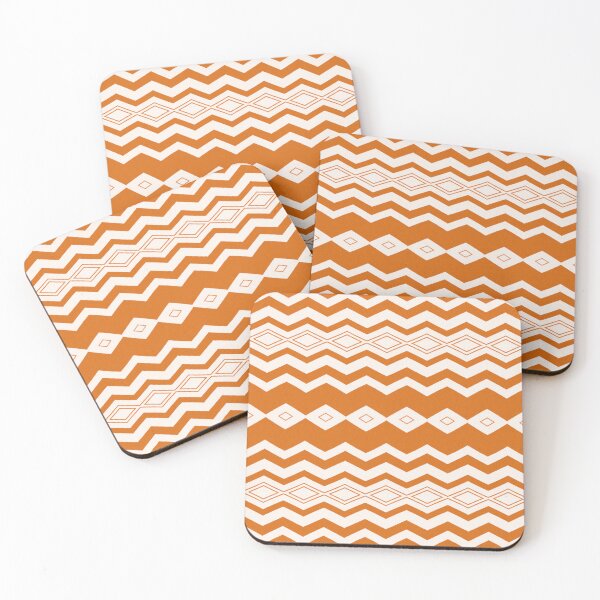 Item preview, Caramel Orange And Off White Patterns designed and sold by violet-hope.