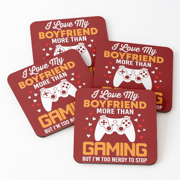 Item preview, I love my Boyfriend more than gaming designed and sold by cteecreative.