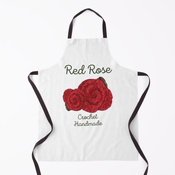 Item preview, Flowers, Red Roses, handmade with wool and needle. designed and sold by amigurumivane.