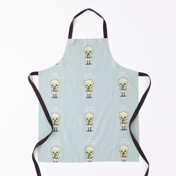 Item preview, Quirky Zombie with Heart Shirt and "Happpy Love Year" Message Cartoon designed and sold by Cherry-Cat.
