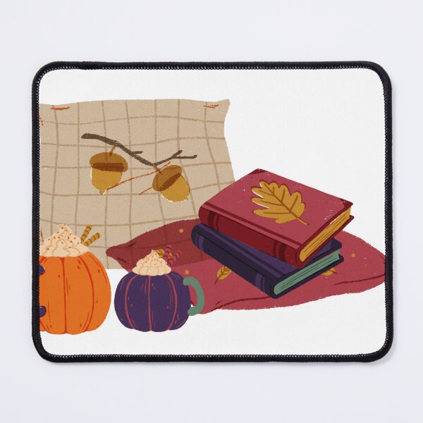 Item preview, Cozy Fall Vibes | Reading In Fall Drinking Pumpkin Spice designed and sold by Nyxander's Bookish Catalogue.