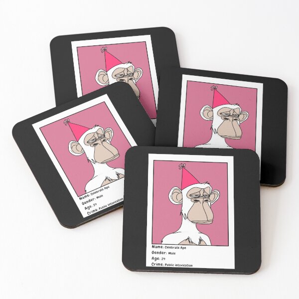 Item preview,  Monkey Mugshot designed and sold by Bad Signal Studios .