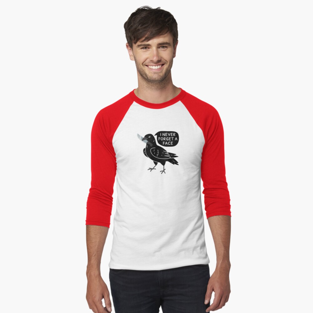 Item preview, Baseball ¾ Sleeve T-Shirt designed and sold by ElectricFangs.