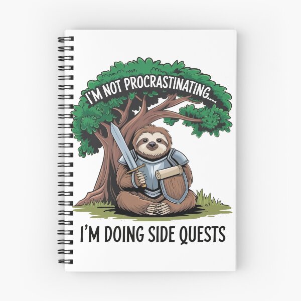 Item preview, Epic Procrastination: Quest of the Sloth designed and sold by Situstshirts.