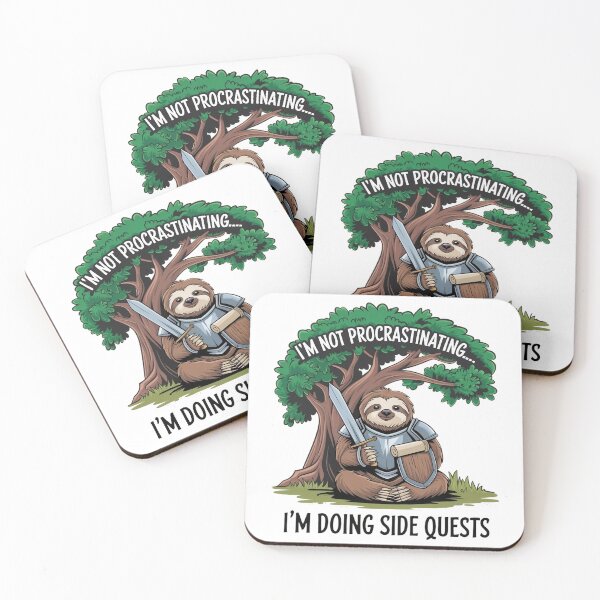 Item preview, Epic Procrastination: Quest of the Sloth designed and sold by Situstshirts.
