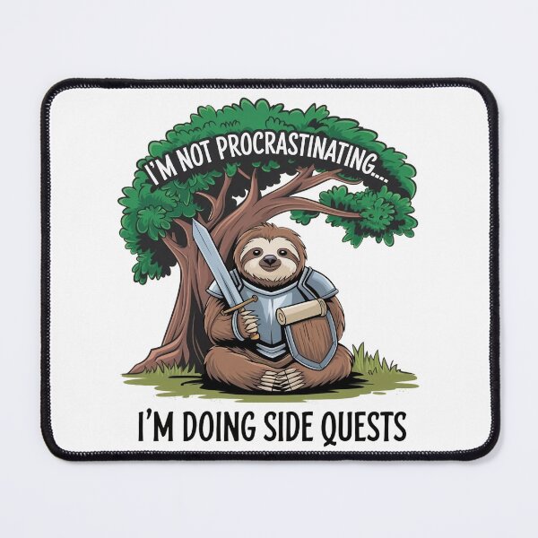 Item preview, Epic Procrastination: Quest of the Sloth designed and sold by Situstshirts.