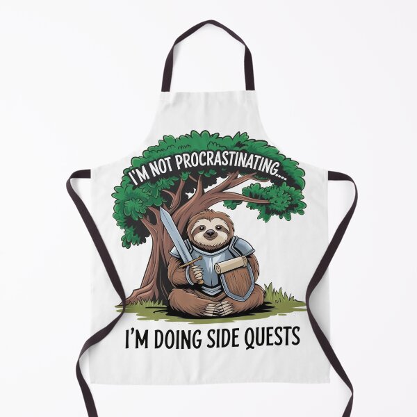 Item preview, Epic Procrastination: Quest of the Sloth designed and sold by Situstshirts.