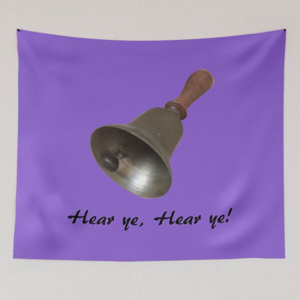 Item preview, Antique Bells and Copper Kettles on Red Violet designed and sold by Art in My Loft.