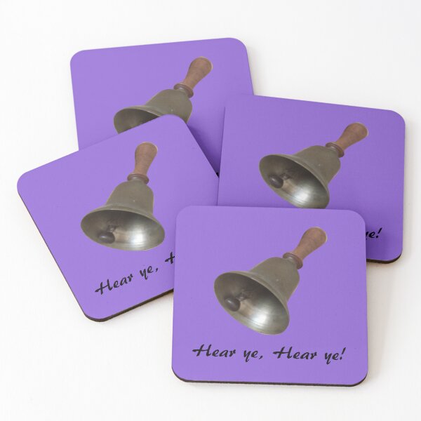 Item preview, Antique Bells and Copper Kettles on Red Violet designed and sold by Art in My Loft.
