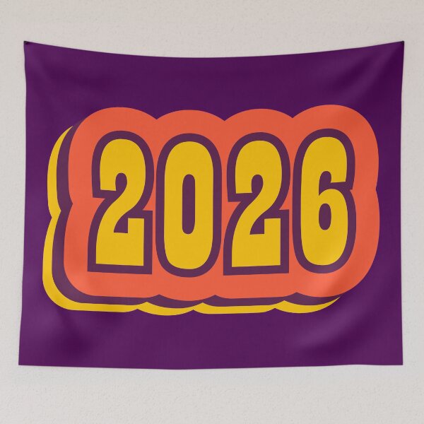 Item preview, 2026 Retro Typography, Vintage Birth Year Style designed and sold by ArtNoveltee.