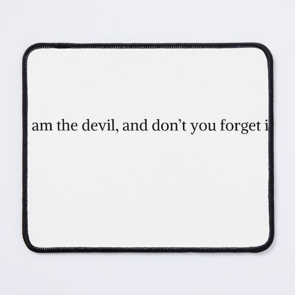 Item preview, I am the devil sticker designed and sold by reaganhall18.
