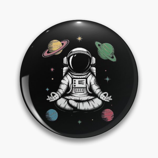 Item preview, Space Astronaut Meditating in Cosmic Universe – Explore Inner Peace designed and sold by love3617.