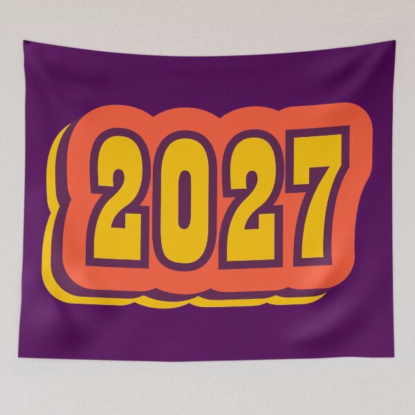 Item preview, 2027 Retro Typography, Vintage Birth Year Style designed and sold by ArtNoveltee.
