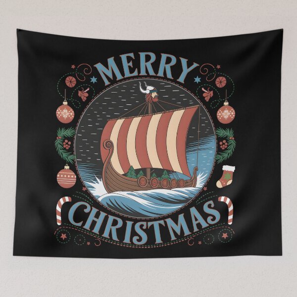 Item preview, Viking ship at sea, viking ship, Viking, viking dad, best dad ever, merry christmas, happy dad day designed and sold by PRYMULLART.