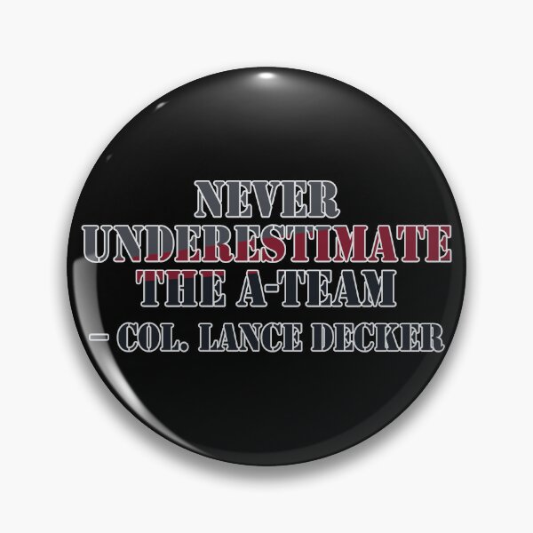 Item preview, NEVER underestimate the A-Team designed and sold by Mansemat & Moloch.