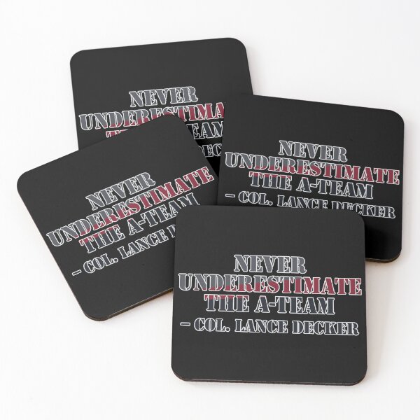 Item preview, NEVER underestimate the A-Team designed and sold by Mansemat & Moloch.