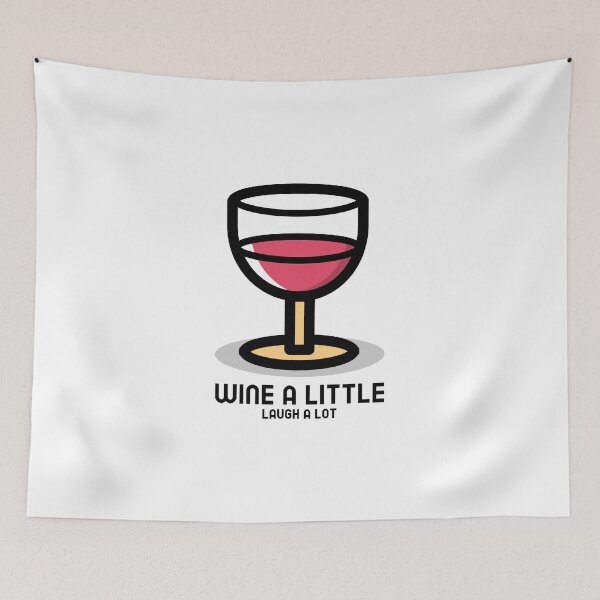 Item preview, Wine a little, laugh a lot designed and sold by FirstTimeTees.