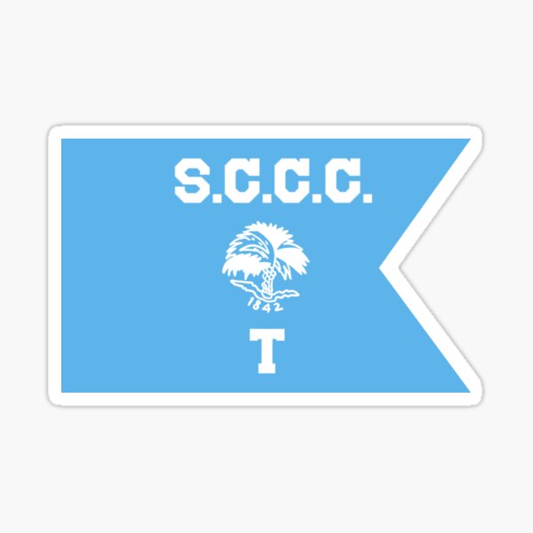 Item preview, The Citadel Tango Company "T" Guidon designed and sold by PalmettoSticker.