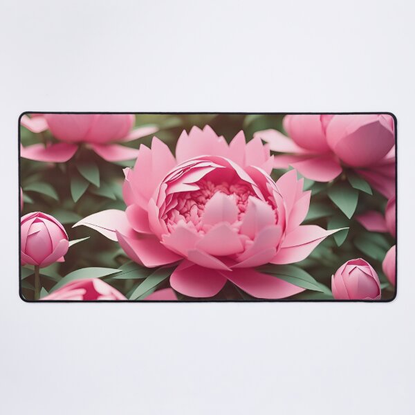 Item preview, Origami Art - Blooms of Elegance: Peony Bushes in the Garden Oasis designed and sold by ArtfulFolds.