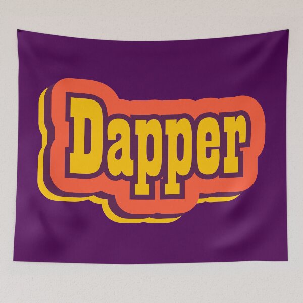 Item preview, Dapper Retro Typography, Vintage Slang Word designed and sold by ArtNoveltee.