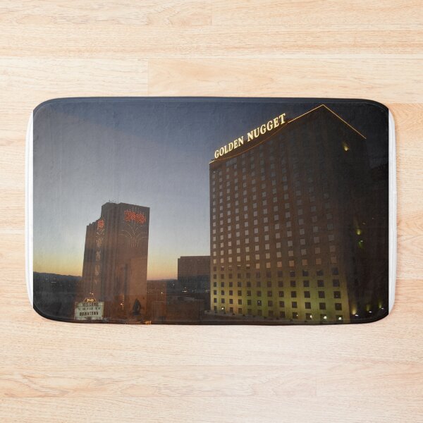 Item preview, Plaza and Golden Nugget at Night: Hotel Room View designed and sold by MangoSeeds.