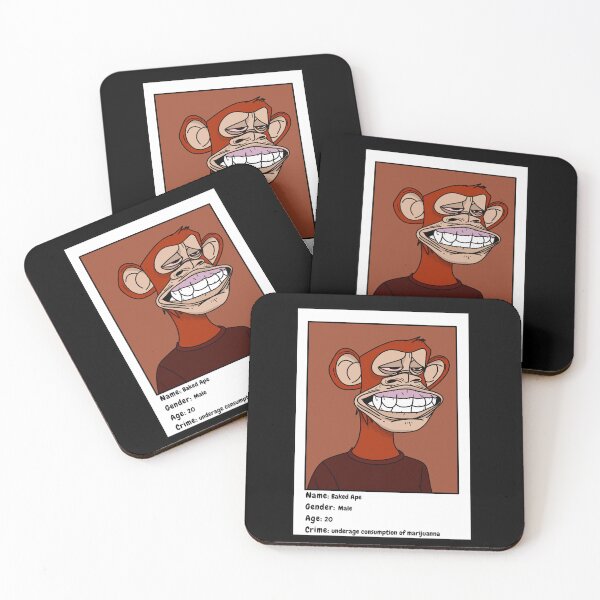 Item preview,  Monkey Mugshot designed and sold by Bad Signal Studios .