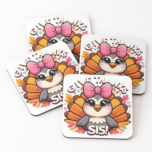Item preview, Give Thanks  Sis – Turkey with a Feminine Touch designed and sold by maritas22.