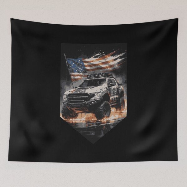 Item preview, V8 Muscle: Trucks and Cars with American Patriot Spirit designed and sold by milgraphics.