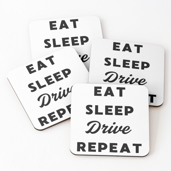 Item preview, EAT SLEEP Drive REPEAT | Funny Gift for Drive Lover designed and sold by PakoArtStudio.