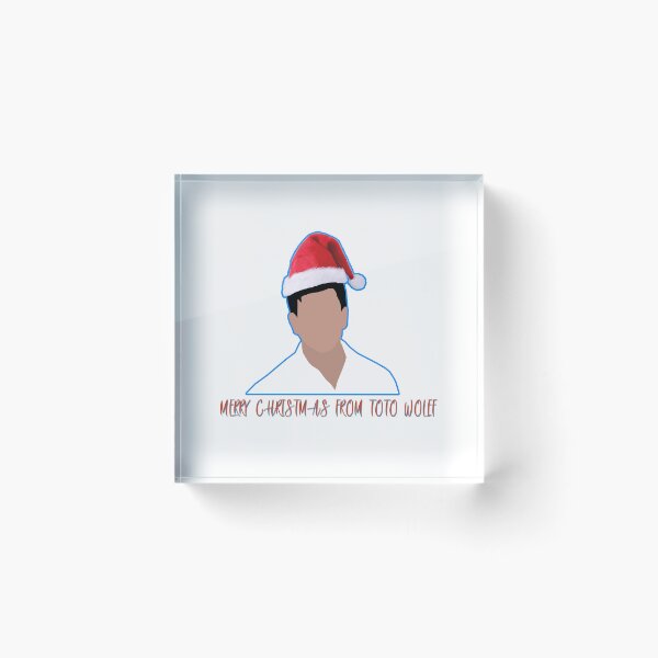 Item preview, Toto Wolff  Christmas illustration designed and sold by ZooStateofMind.