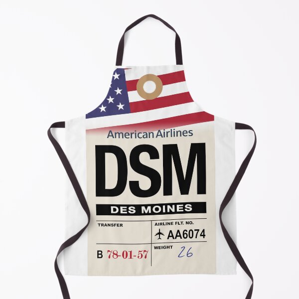 Item preview, Des Moines (DSM) Iowa Airline Luggage Tag designed and sold by travelwitheric.