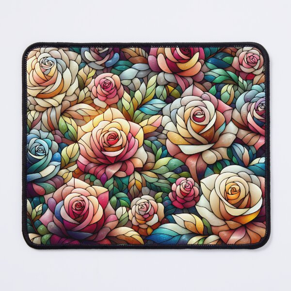 Item preview, Stained Glass Roses designed and sold by I-I-Trading-Co.